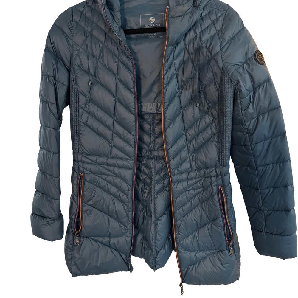 Arctic River Blue (packable) Jacket Size S